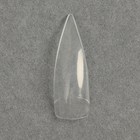 Типсы для наращивания ногтей, 100 шт., форма миндаль, короткая контактная зона, прозрачные - Фото 3