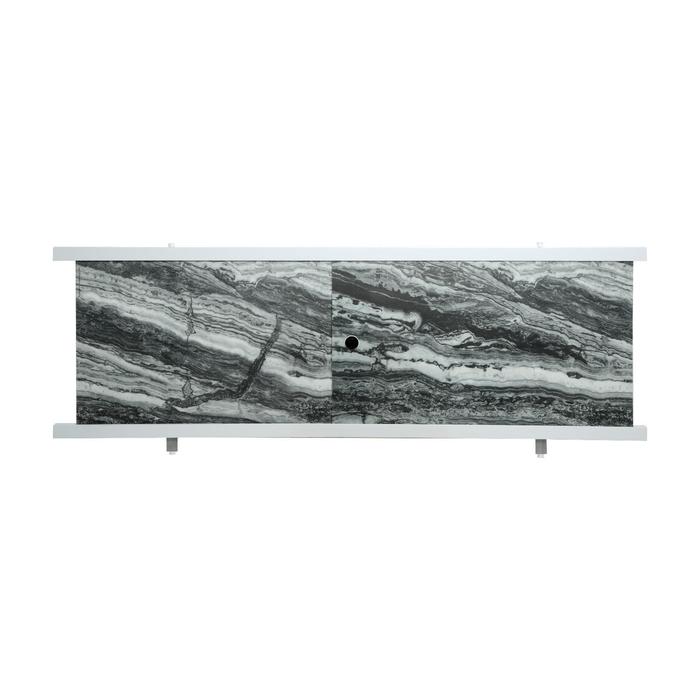 Экран для ванны Кварт Черный мрамор, 168 см