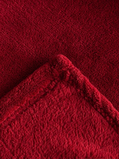 Плед «Этель», 180×200 см, корал-флис, бордовый
