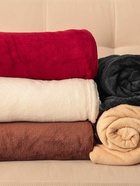 Плед «Этель», 180×200 см, корал-флис, бордовый - Фото 4