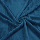 Плед «Этель», 150×200 см, корал-флис, тёмно-синий - Фото 5