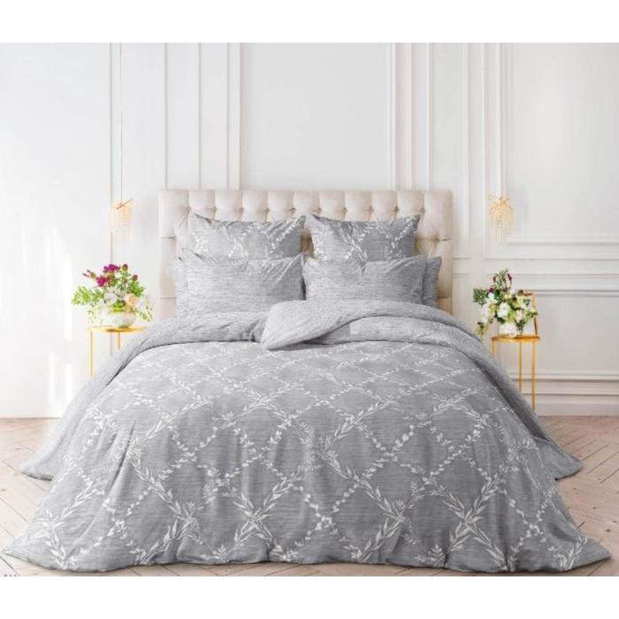 Постельное бельё 1,5 сп Перкаль, размер 180х215 см, 148х215 см, 70х70 см - 2 шт - Фото 1