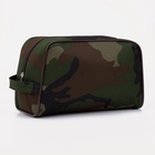 Косметичка дорожная на молнии «Бако текстиль», с ручкой, цвет камуфляж - Фото 2