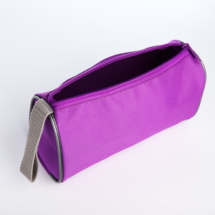 Косметичка, отдел на молнии, цвет сиреневый 6943868