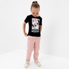 Футболка детская "Minnie" Минни Маус, рост 86-92, чёрный - Фото 7