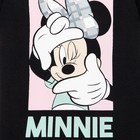 Футболка детская "Minnie" Минни Маус, рост 110-116, цвет чёрный - Фото 9