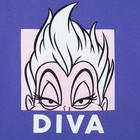 Футболка «Diva» Злодейки oversize, цвет фиолетовый - Фото 4