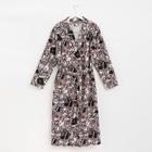 Халат женский удлинённый Этель «Леопард», размер 46-48, вафля 200 г/м², хлопок - Фото 6