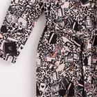 Халат женский удлинённый Этель «Леопард», размер 46-48, вафля 200 г/м², хлопок - Фото 8