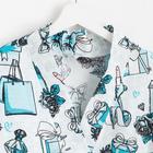 Халат женский удлинённый Этель «Mint mood», размер 46-48, вафля 200 г/м², хлопок - Фото 6