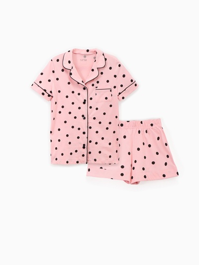 Пижама женская (рубашка, шорты) KAFTAN Cute, размер 44-46