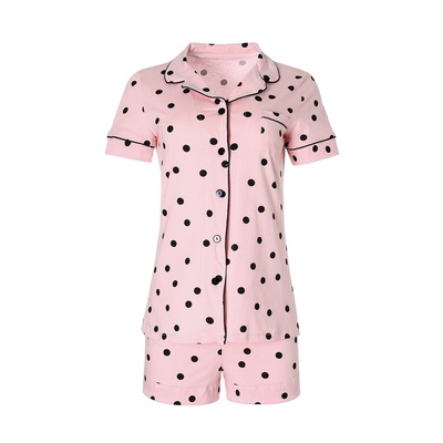 Пижама женская (рубашка, шорты) KAFTAN Cute, размер 44-46