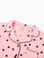 Пижама женская (рубашка, шорты) KAFTAN Cute, размер 52-54 - фото 65323313