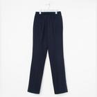 Школьные брюки для девочки, цвет тёмно-синий, рост 164 см - Фото 3