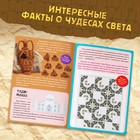 Подарочный набор 3в1 «Новые чудеса света», наклейки, книга, пазл 88 элементов - Фото 5