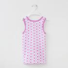 Майка для девочки, цвет белый, рост 92-98 см - Фото 3