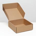 Коробка самосборная, крафт, 23 х 23 х 8 см - Фото 2