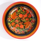 Маслёнка «Круг», 15×12 см, дерево хохлома - Фото 3