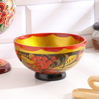 Пиала дерево хохлома, 13×7 см, 300 мл - Фото 4