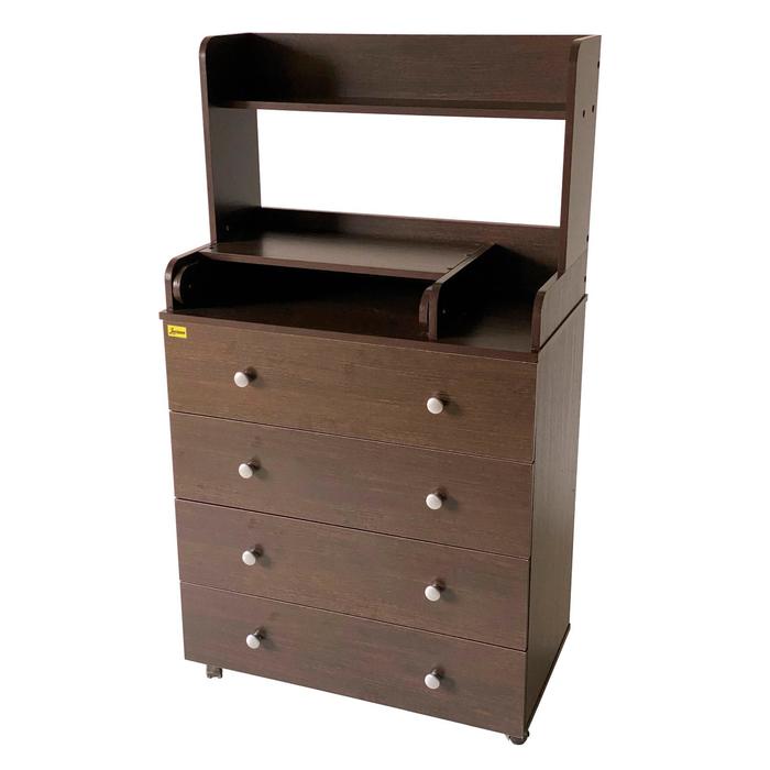 Комод детский с пеленальной доской Luciano Riko шариковые направляющие венге 10850₽