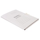 Папка для бумаг с завязками Calligrata, картон мелованный, 440 г/м2, до 200л, белый - Фото 2