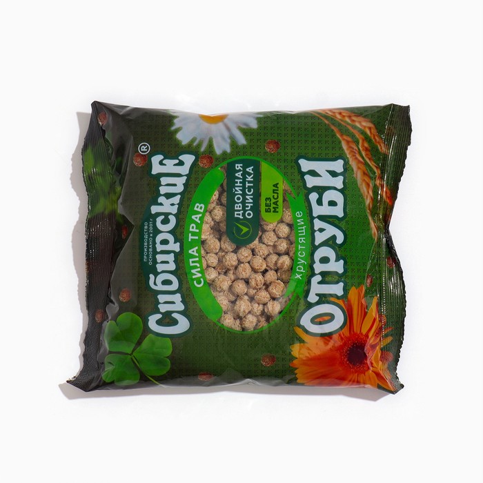 Сибирские отруби «Сила трав», хрустящие, 100 г - Фото 1
