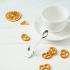 Ложка чайная Magistro «Котик», длина 11.5 см, нержавеющая сталь, серебристая - Фото 5