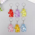 Брелок пластик "Голова лошади" МИКС 4,8х3х1,3 см (комплект 12 шт) - фото 43113688