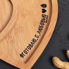 Менажница деревянная «Готовлю с любовью», 19×17.5 см - Фото 3