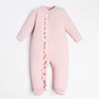 Комбинезон с рюшей Крошка Я, BASIC LINE, рост 74-80 см - Фото 1