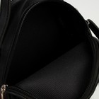 Сумка женская, с карманом Ambitions, 19 х 15 х 4 см, цвет чёрный - Фото 3