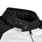 Куртка мужская MOTEQ Spike, текстиль, размер S, черная, белая - Фото 4