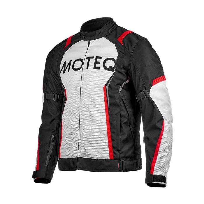 Куртка мужская MOTEQ Spike, текстиль, размер XXXL, черная, белая