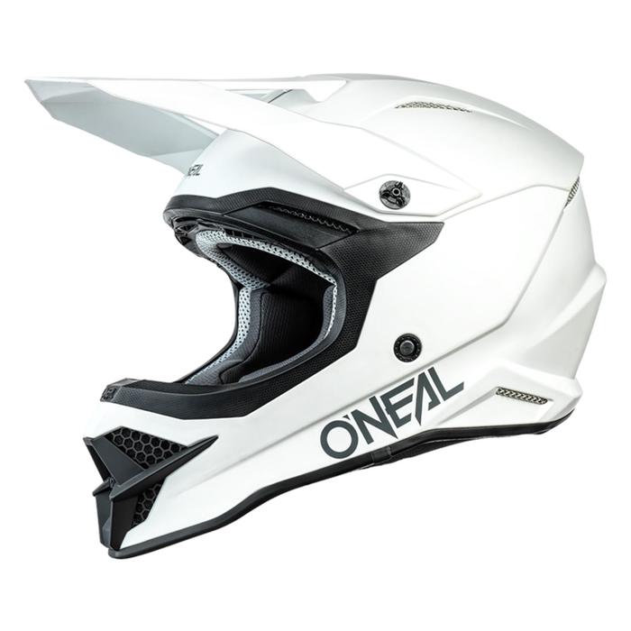 Шлем кроссовый O’NEAL 3Series SOLID цвет белый, размер M