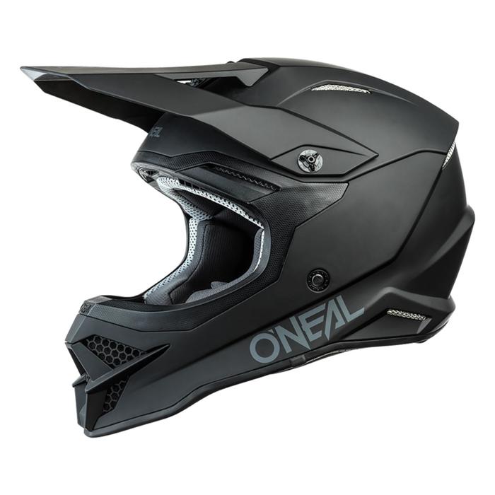 Шлем кроссовый O’NEAL 3Series SOLID цвет чёрный, размер M