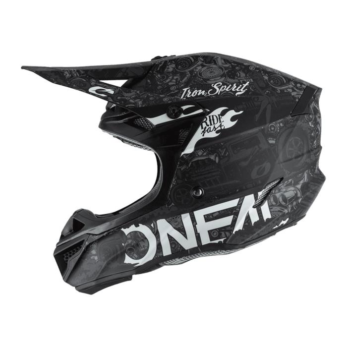 Шлем кроссовый O’NEAL 5Series HR цвет белый/черный, размер M