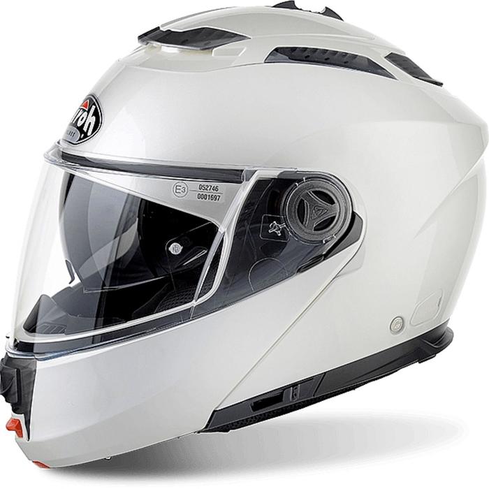 Шлем модуляр Airoh Phantom S, глянец, размер S, белый - Фото 1