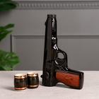 Набор для напитков "Пистолет", 3 предмета, 0.25/0.05 л, микс - Фото 1