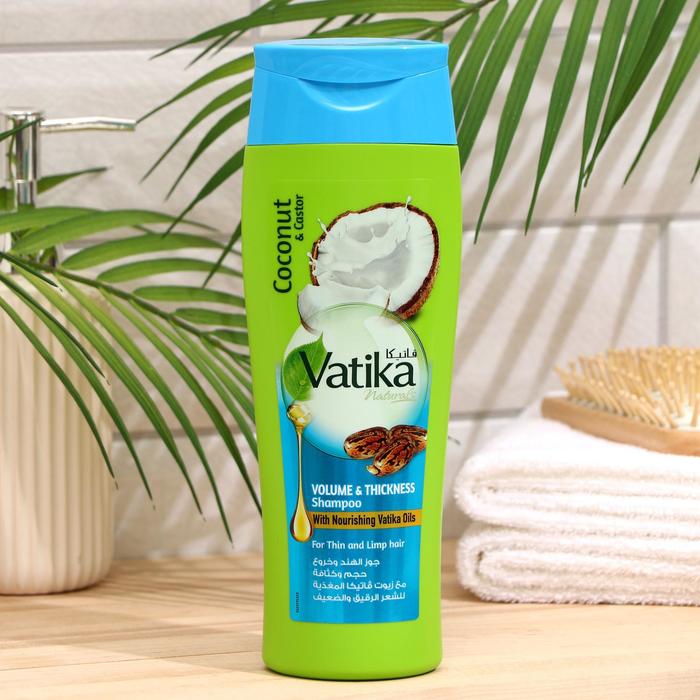 Шампунь для волос Dabur Vatika Volume для придания объёма, 400 мл - Фото 1