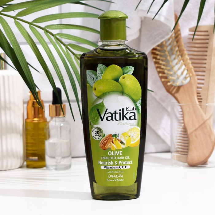 Масло для волос Vatika Olive Enriched обогащённое оливой, 200 мл - Фото 1