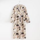 Халат женский удлинённый Этель «Девичник», размер 50-52, вафля 200 г/м², хлопок - Фото 5