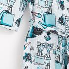 Халат женский Этель «Mint mood» рукав 3/4, размер 50-52, вафля 200 г/м², 100% хлопок - Фото 7