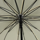 Зонт - трость полуавтоматический «Однотонный», двухслойный, 16 спиц, R = 52 см, цвет МИКС - Фото 6