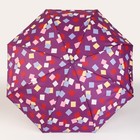 Зонт полуавтоматический, 3 сложения, 8 спиц, R = 48 см, цвет МИКС - Фото 2