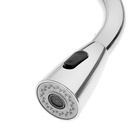 Смеситель для кухни ZEIN Z1300, однорычажный, выдвижной излив, латунь, цвет хром - Фото 6