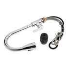 Смеситель для кухни ZEIN Z1300, однорычажный, выдвижной излив, латунь, цвет хром - Фото 9