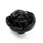 Ручка кнопка ТУНДРА Rose 01, черная - Фото 2