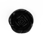 Ручка кнопка ТУНДРА Rose 01, черная - Фото 3