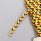 Тесьма декоративная шнур "Яркие полоски" намотка 5 м ширина 0,4 см - Фото 3