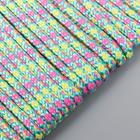 Тесьма декоративная шнур "Яркий разноцветный круглый" намотка 5 м ширина 0,3 см - Фото 2